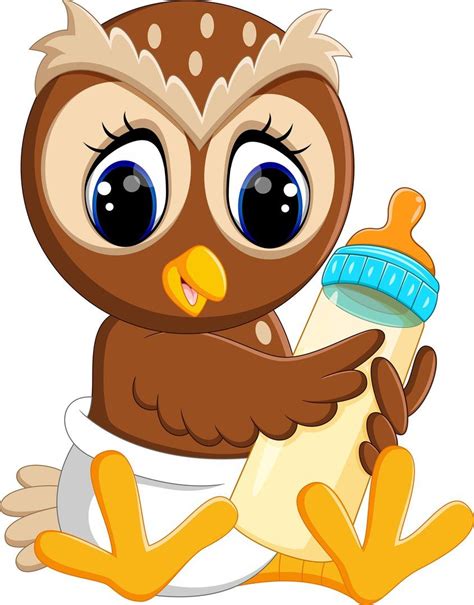 Pin By Nutcha Koyama On สัตว์ Cute Owl Cartoon Baby Clip Art Owl