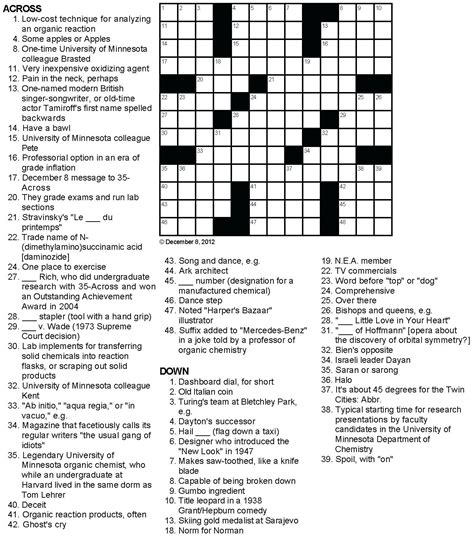 No registration needed to make free, professional looking crossword puzzles! Printable Crossword Puzzles Medium With Answers ...