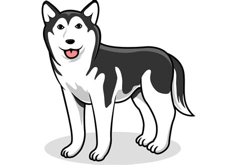 Siberian Husky Vector Dog Download Free Vector Art Stock Graphics