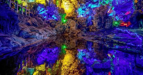 See Inside Rainbow Cave As Stunning Snaps Reveal True Beauty Of