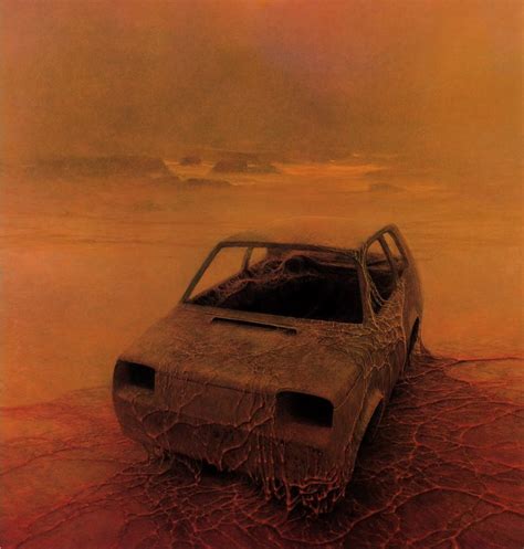 Polish Painter Zdzislaw Beksinski Paints Dreams And The Results Are Creepy