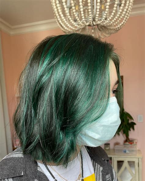 Emerald Green Hair Color
