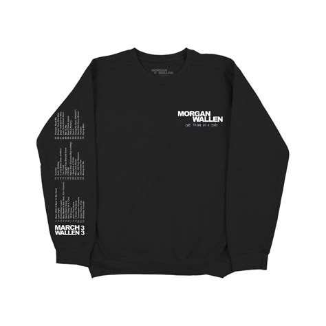 One Thing At A Time Album Cover Black Crewneck The Sound Of Vinyl Au
