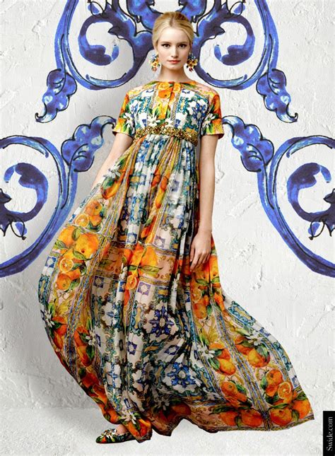 Byelisabethnl Dolce And Gabbana Fw 2014 15 Majolica From Pottery To