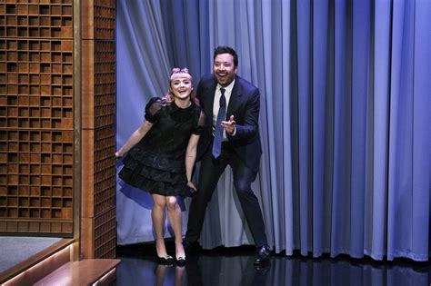 Maisie Williams Appears On The Tonight Show Starring Jimmy Fallon