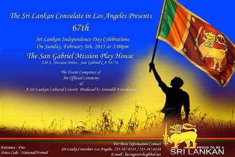 The portuguese were the first to colonize parts of. 67th Sri Lankan Independence Day Celebration (Free Event ...