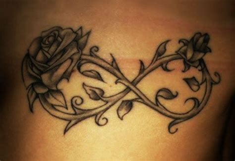 Infinity Tattoo Designs With Rose Full Tattoo Infinity Tattoo