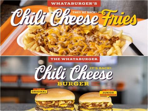 Whataburgers Chili Cheese Burger And Fries Return Williamson Source