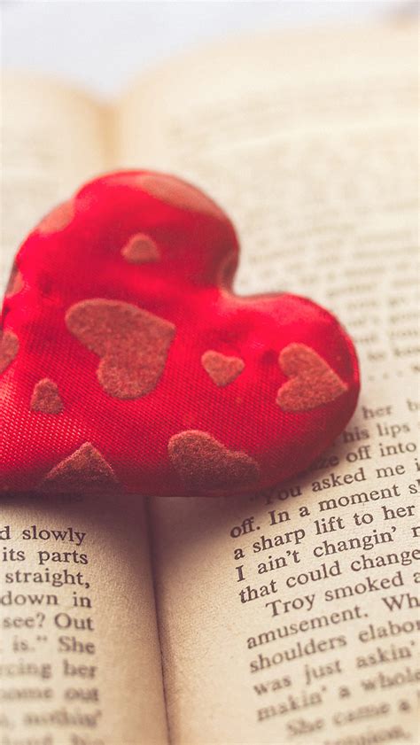 Heart Love Book Iphone Wallpapers Free Download