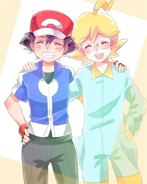Ash And Clemont Pokemon Pokemon Pictures Anime
