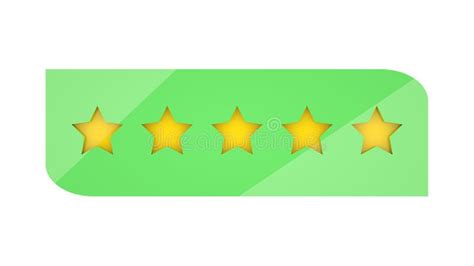 Rating Stars Or 5 Rate Review 3d Rendering Web Ranking Star Signs Stock