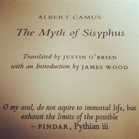 Albert Camus The Myth Of Sisyphus One Of Our Favorite Pieces Of
