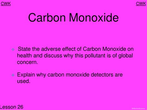 Inhaling high levels of carbon monoxide (co) can cause. Carbon Monoxide | Teaching Resources