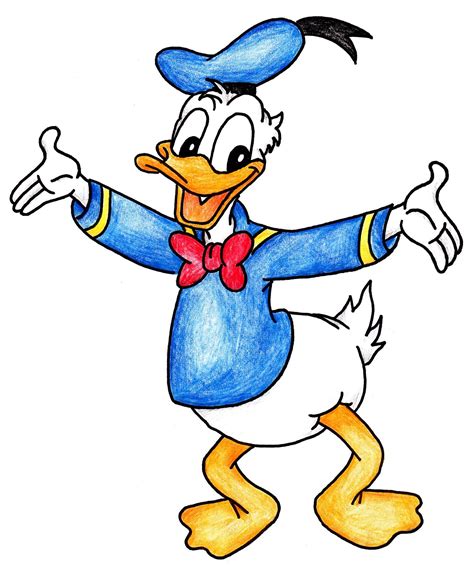 30 Day Art Challenge Day 8 9 Donald Duck Rebeccas Drawing 30 Day