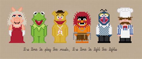 The Muppet Show Characters Cross Stitch Pdf Pattern Download Via