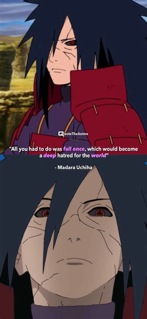 Madara Uchiha Quotes Wallpapers Wallpaper Cave