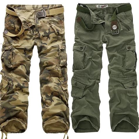 2019 New Tactical Cargo Pants Military Men High Quality Camouflage