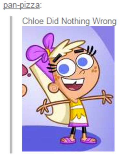 Pan Pizza On Chloe The Fairly OddParents Know Your Meme