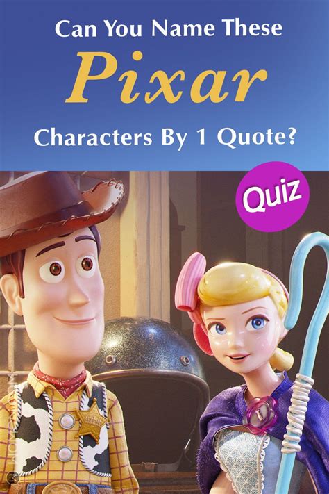 Quiz Can You Name These Pixar Characters By One Quote Artofit