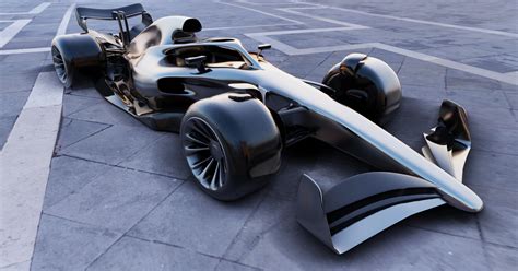 Artstation F1 2022 Concept Car 3d Model Resources