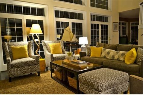 30 Yellow And Gray Living Room