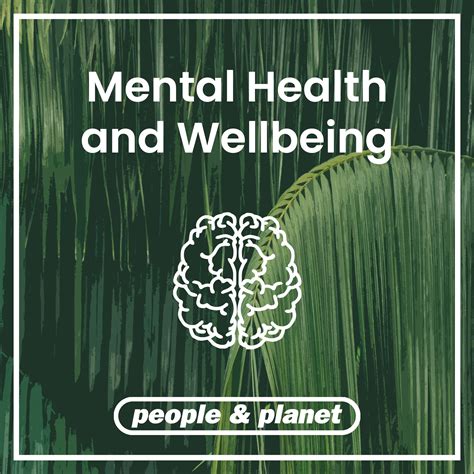 Mental Health And Wellbeing