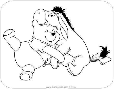 Winnie The Pooh Eeyore Coloring Pages Coloring Pages