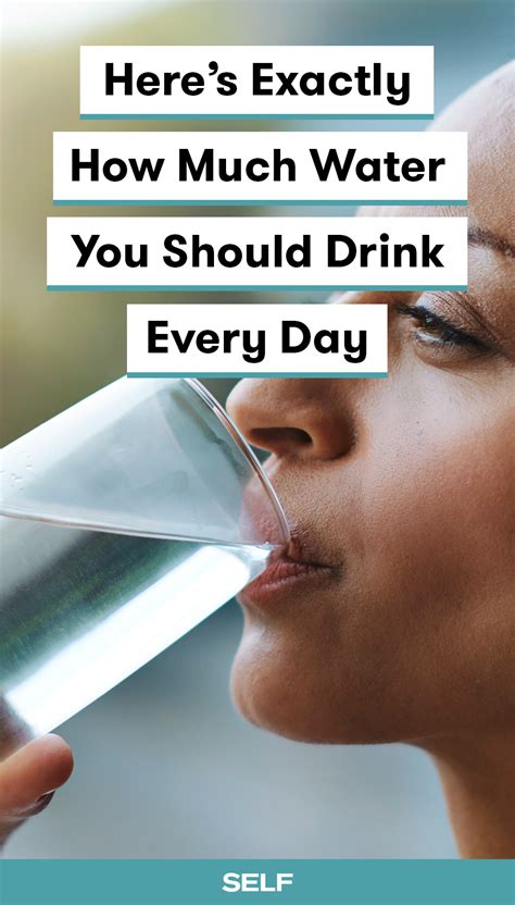 here s exactly how much water you should drink every day