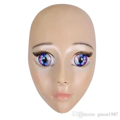 Top Grade New Handmade Silicone Sexy And Sweet Half Female Face