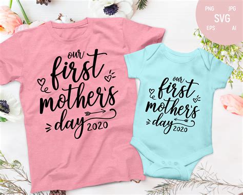 Our First Mothers Day Svg 1st Mothers Day Svg Mothers Etsy