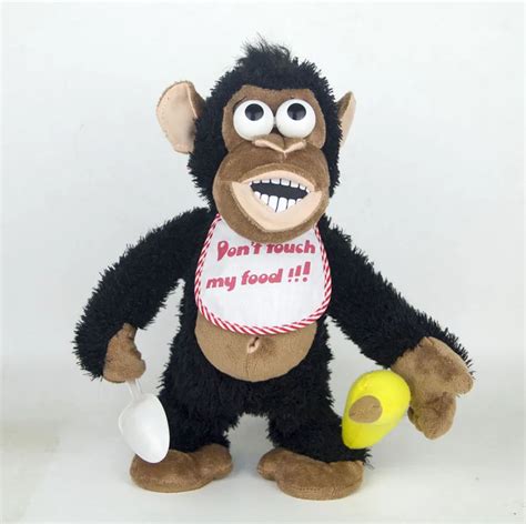 Magnetic Control Standing Monkey Electric Plush Orangutan Toys T For