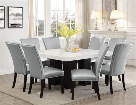 Bedroom sets living room sets dining room sets. Steve Silver| CM540PT Camila Square Dining Room Set with ...