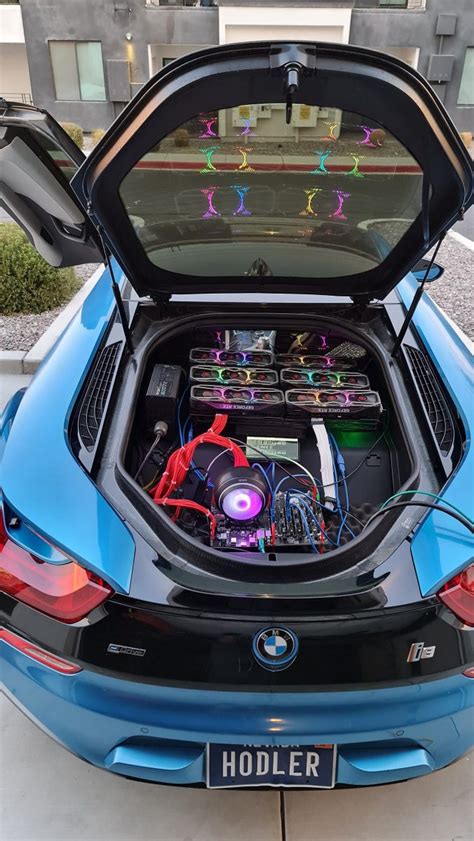 This is the area where you can cut corners to save on costs. A Bitcoin miner now mines with his BMW - The Cryptonomist