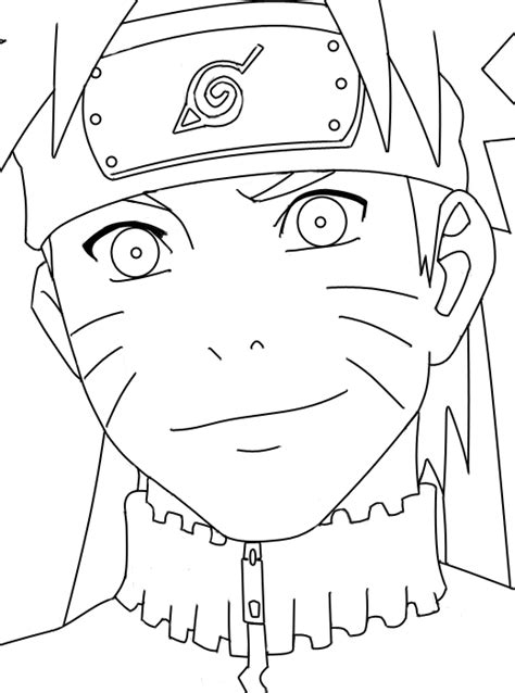 Naruto Para Pintar Facil Como Dibujar A Naruto Paso A Paso Dibujo