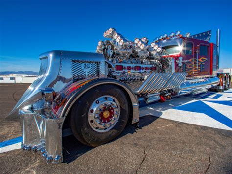 A 4000 Horsepower Peterbilt Truck Named Thor The Most Powerful Big