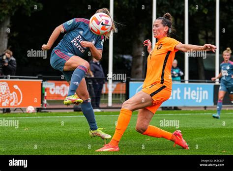 Zeist Sophie Cobussen Of Feyenoord V1 Merel Van Dongen Of Holland Women During The Match
