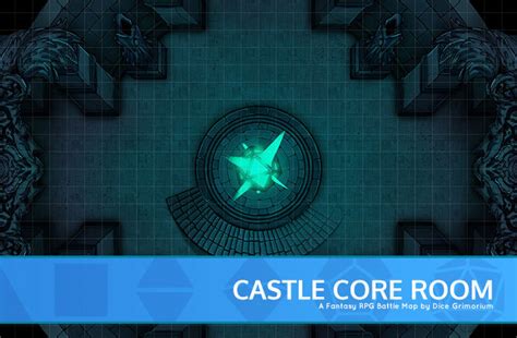 Castle Core Room Dandd Map For Roll20 And Tabletop — Dice Grimorium