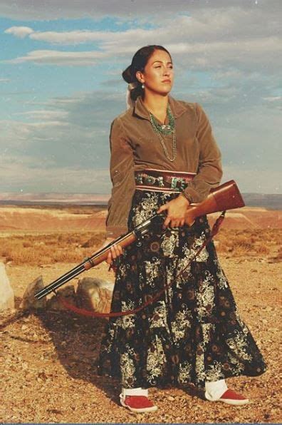 Beautiful Native American Female Warrior Navajo Breakgirlemski Usa
