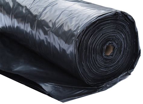 Buy 6 Mil Polyethylene Sheeting Roll 20 X 100 Black Plastic