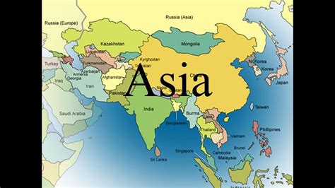 10 Largest Countries In Asia Youtube