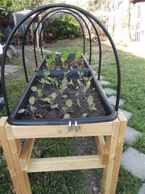 It is basically a large box with legs under it. Building A Raised Garden Bed with legs For Your Plants | Vegetable garden raised beds, Vegetable ...