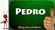 Significado del nombre Pedro 【Significado de los Nombres】 - YouTube