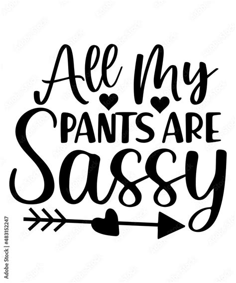 Vettoriale Stock Sassy Svg Bundle Sassy Quotes Svg Funny Sarcastic