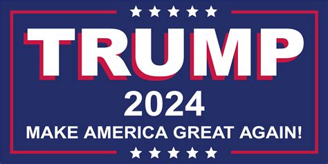 Trump 2024 Maga Blue Maga 3x5 Flag Make America Great Again