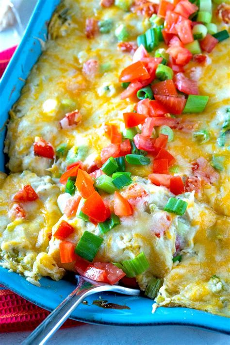 Dishing Up New Mexico Style Green Chile Chicken Enchiladas Green