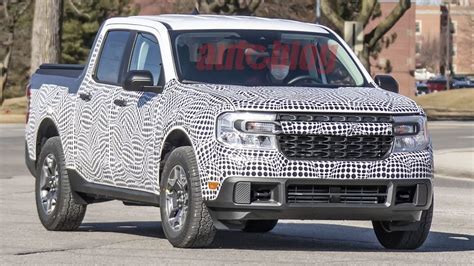 Ford Maverick Compact Pickup Spied In Most Revealing Look Yet
