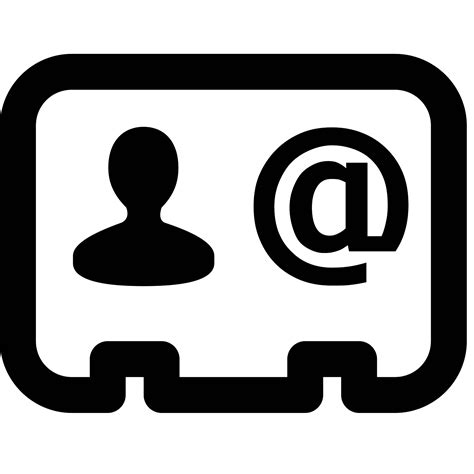 Contact Us Icon Black 169160 Free Icons Library