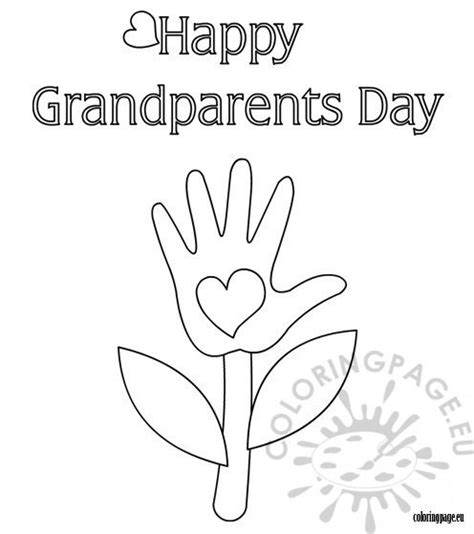 Get crafts, coloring pages, lessons, and more! Grandparent's Day - Coloring Page