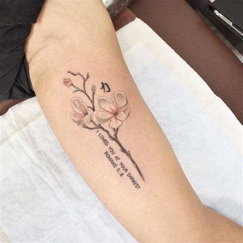 Pink cherry blossom tree tattoo on shoulder. Cherry Blossoms Tattoos - Ink'd Soul