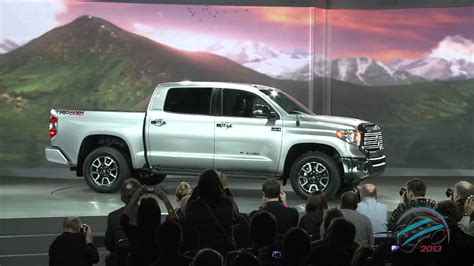 Toyota Unveils 2014 Redesigned Tundra Full Size Pickup Truck At 2013